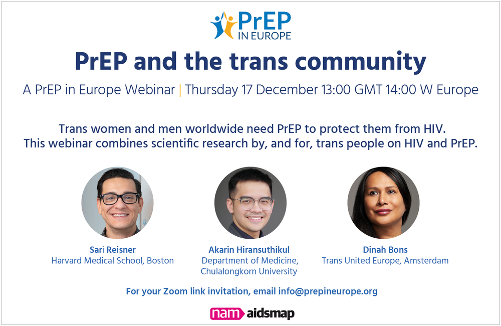 Prep And The Trans Community Webinar Aidsmap